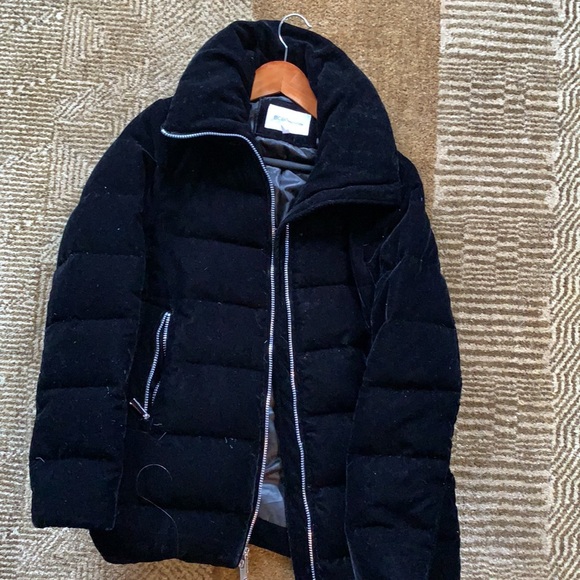 BCBG Velvet Down Puffy Coat - Picture 5 of 5